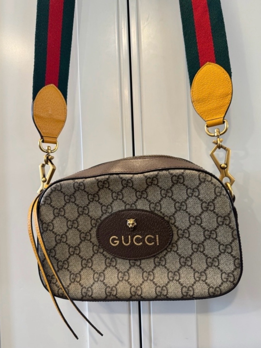 Gucci Supreme Neo Vintage Crossbody Messenger Bag 476466